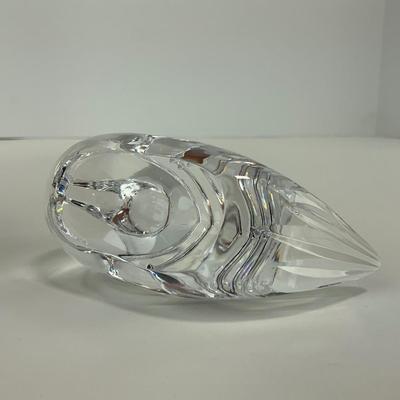 -213- WATERFORD | Lead Glass Crystal Duck Figure | Marked