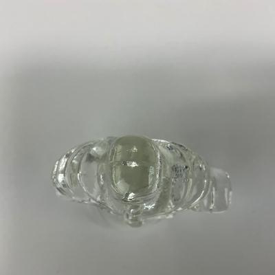 -214- FENTON | Art Glass Clear Glass Clown Figure