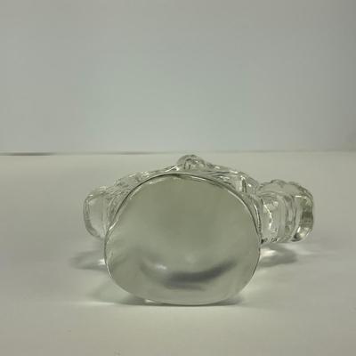 -214- FENTON | Art Glass Clear Glass Clown Figure