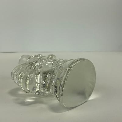 -214- FENTON | Art Glass Clear Glass Clown Figure