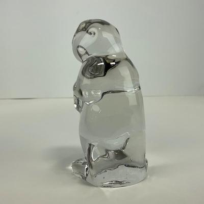 -215- IMPERIAL | Clear Glass Woodchuck Beaver Figure