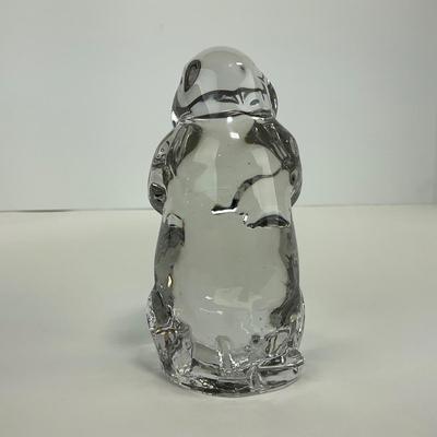 -215- IMPERIAL | Clear Glass Woodchuck Beaver Figure