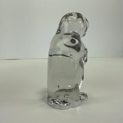 -215- IMPERIAL | Clear Glass Woodchuck Beaver Figure