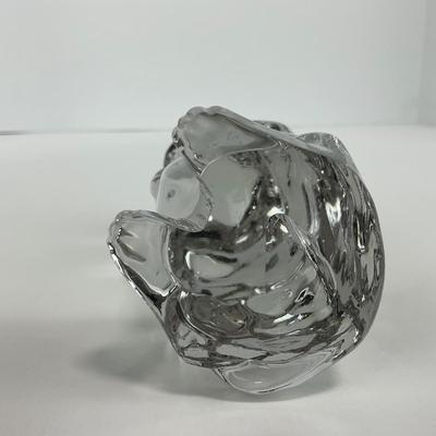 -215- IMPERIAL | Clear Glass Woodchuck Beaver Figure