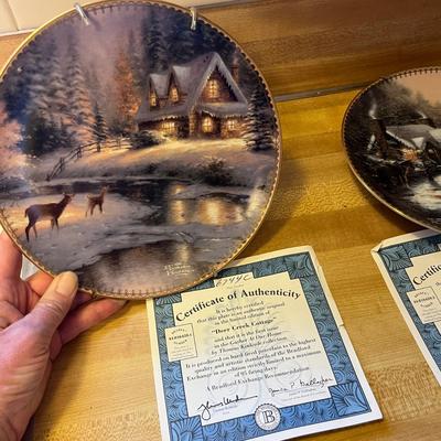 Thomas Kinkade plates