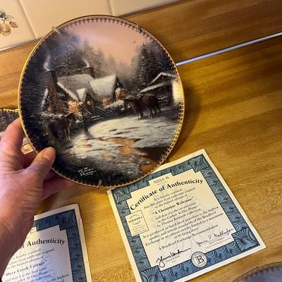 Thomas Kinkade plates