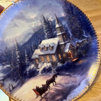 Thomas Kinkade plates