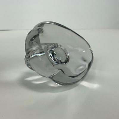 -217- COLLECTIBLE | Clear Glass Duck Figure