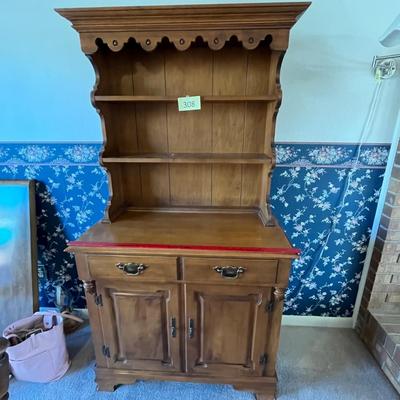 Tell City Hard Rock Maple Hutch