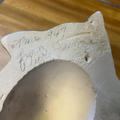 Chalkware Apple String holder