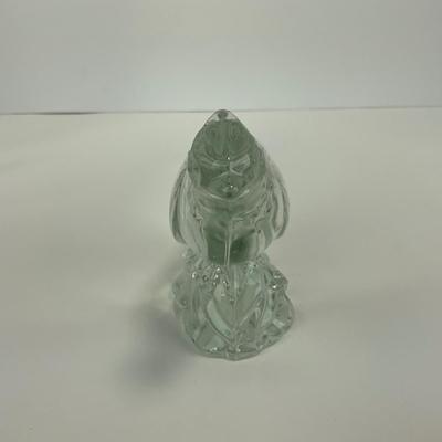 -221- HEISEY | Clear Glass Ringneck Pheasant Figure