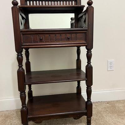 Mirrored Wall Table ~Mahogany?