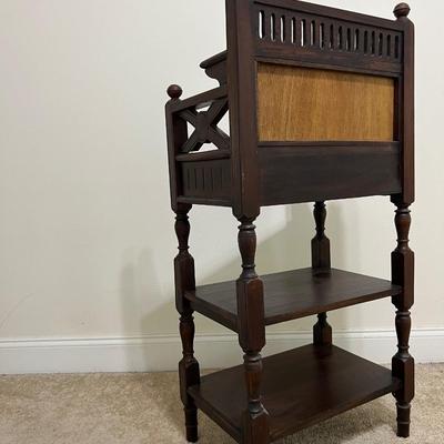 Mirrored Wall Table ~Mahogany?