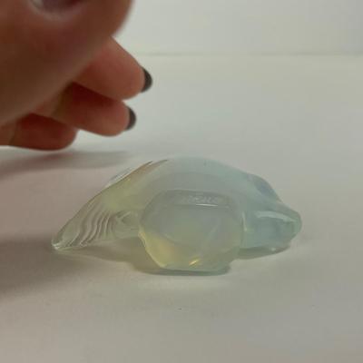 -233- LALIQUE | France Opalescent Angel Fish | Signed
