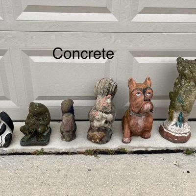 Outdoor Statue/decoration Lot of 10