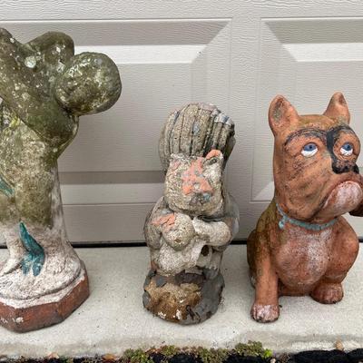 Outdoor Statue/decoration Lot of 10