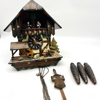 Swiss Musical Movement Romance German Cuckoo Clock~Not Tested