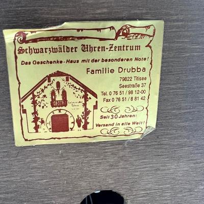 Swiss Musical Movement Romance German Cuckoo Clock~Not Tested