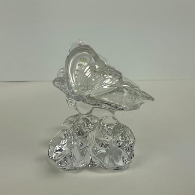 -236- LENOX | Germany Crystal Butterfly Figure | Signed & Stickered