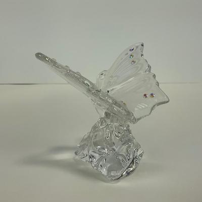 -236- LENOX | Germany Crystal Butterfly Figure | Signed & Stickered