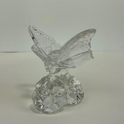 -236- LENOX | Germany Crystal Butterfly Figure | Signed & Stickered