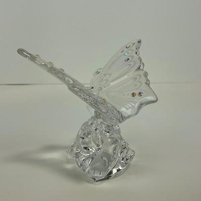 -236- LENOX | Germany Crystal Butterfly Figure | Signed & Stickered