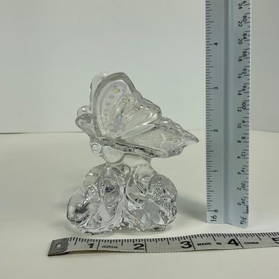 -236- LENOX | Germany Crystal Butterfly Figure | Signed & Stickered