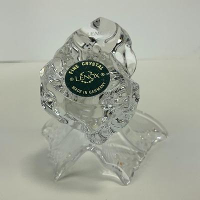 -236- LENOX | Germany Crystal Butterfly Figure | Signed & Stickered