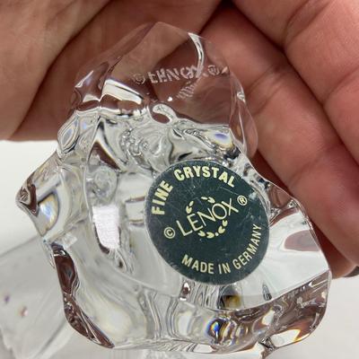 -236- LENOX | Germany Crystal Butterfly Figure | Signed & Stickered