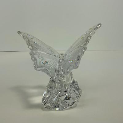 -236- LENOX | Germany Crystal Butterfly Figure | Signed & Stickered