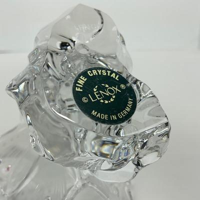 -236- LENOX | Germany Crystal Butterfly Figure | Signed & Stickered