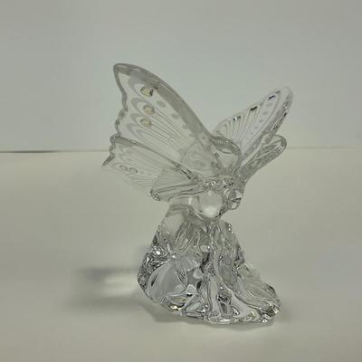 -236- LENOX | Germany Crystal Butterfly Figure | Signed & Stickered
