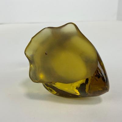-237- FOSTORIA | Yellow Frog Figure