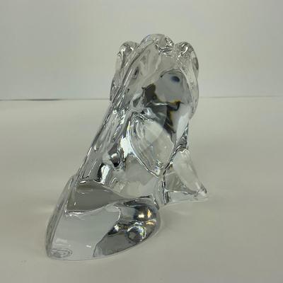 -241- BACCARAT | Crystal Zodiac Boar/Warthog Figure | Marked