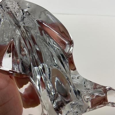 -241- BACCARAT | Crystal Zodiac Boar/Warthog Figure | Marked