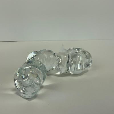 -243- COLLECTIBLE | Clear Glass Worm Figures