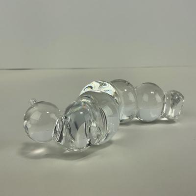 -243- COLLECTIBLE | Clear Glass Worm Figures