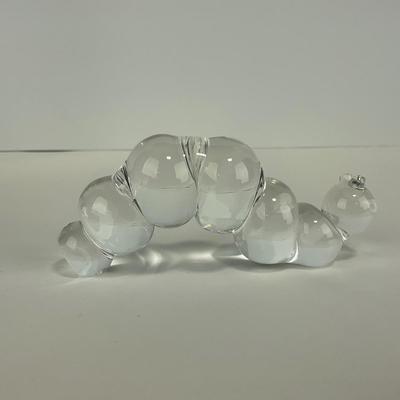 -243- COLLECTIBLE | Clear Glass Worm Figures