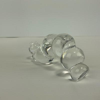 -243- COLLECTIBLE | Clear Glass Worm Figures