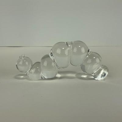 -243- COLLECTIBLE | Clear Glass Worm Figures