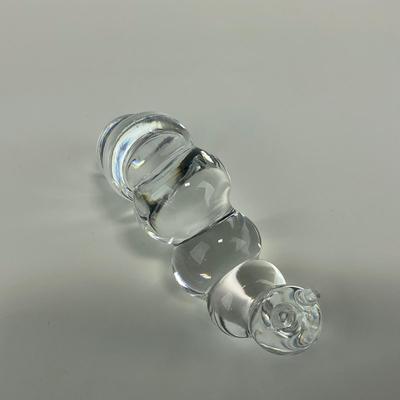 -243- COLLECTIBLE | Clear Glass Worm Figures