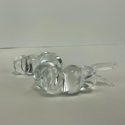 -243- COLLECTIBLE | Clear Glass Worm Figures