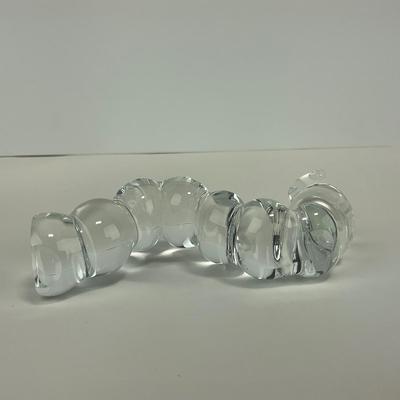 -243- COLLECTIBLE | Clear Glass Worm Figures