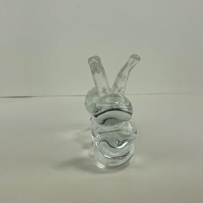 -243- COLLECTIBLE | Clear Glass Worm Figures