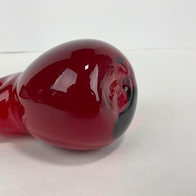 -248- VIKING Ruby Red Bird Figure