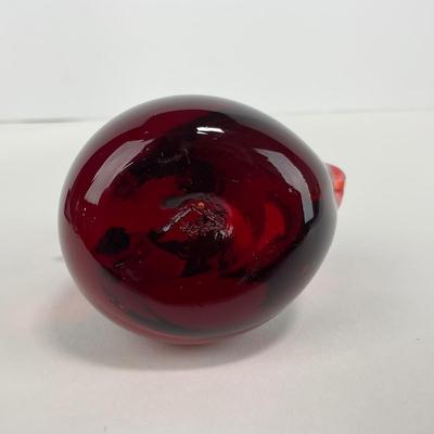 -248- VIKING Ruby Red Bird Figure
