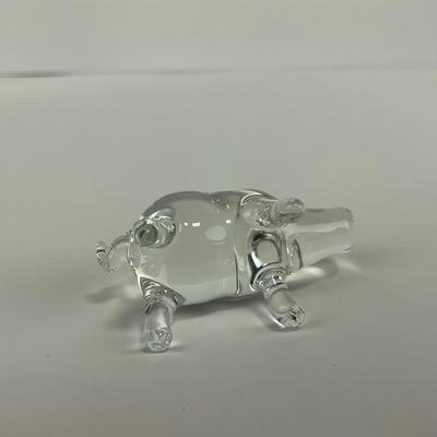 -249- ART GLASS | Miscellaneous Clear Glass Animal Figures