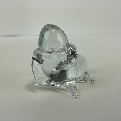 -249- ART GLASS | Miscellaneous Clear Glass Animal Figures