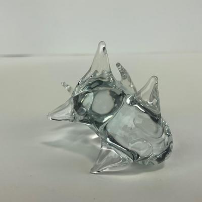 -249- ART GLASS | Miscellaneous Clear Glass Animal Figures