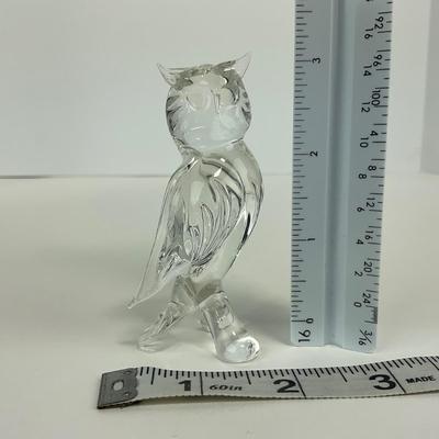 -249- ART GLASS | Miscellaneous Clear Glass Animal Figures